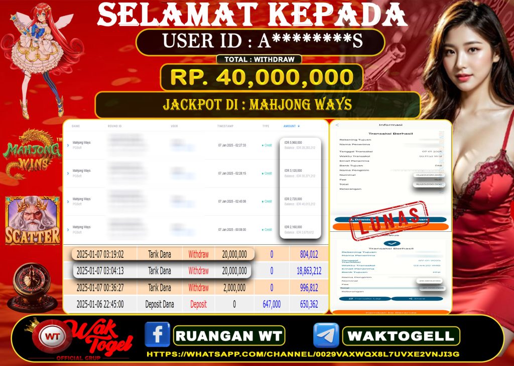 BUKTI PEMBAYARAN SLOT WAKTOGEL