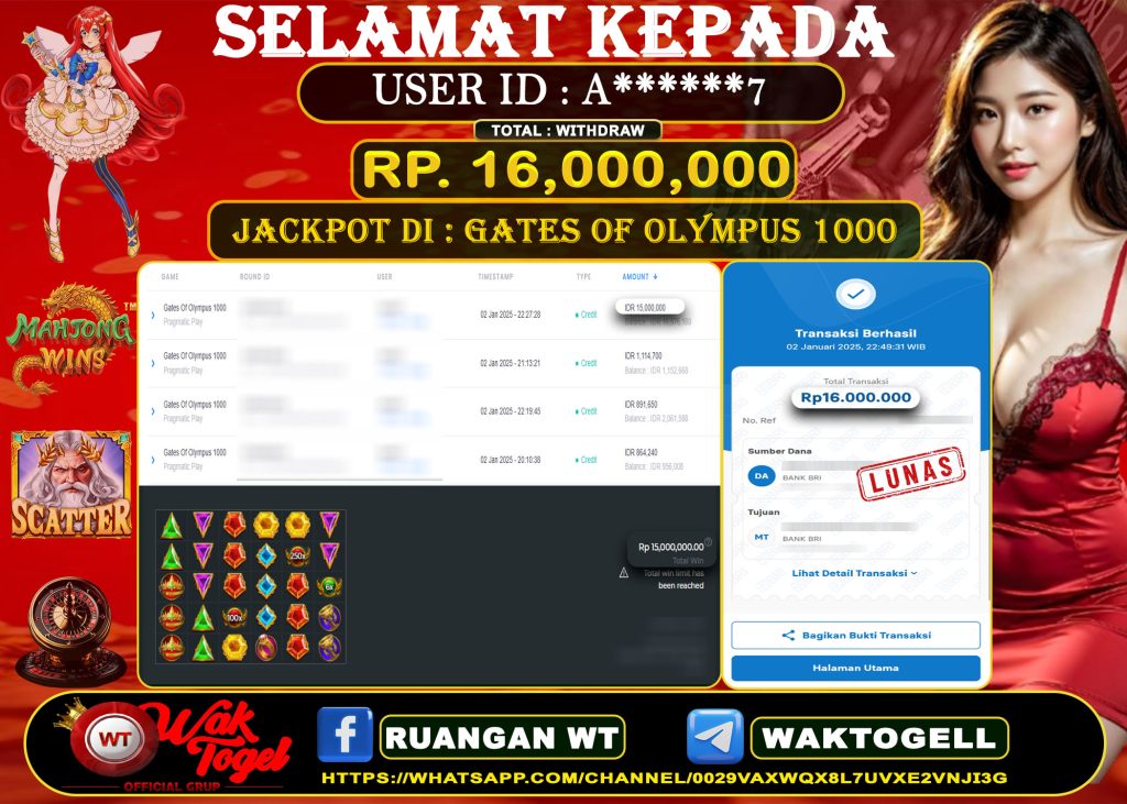 BUKTI PEMBAYARAN SLOT WAKTOGEL