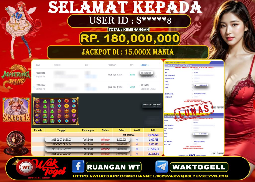 BUKTI PEMBAYARAN SLOT WAKTOGEL