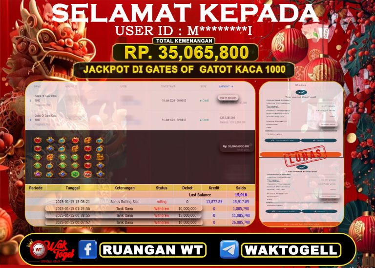 BUKTI PEMBAYARAN SLOT WAKTOGEL