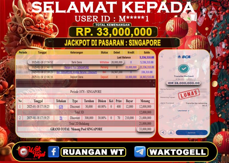 BUKTI PEMBAYARAN SINGAPORE WAKTOGEL