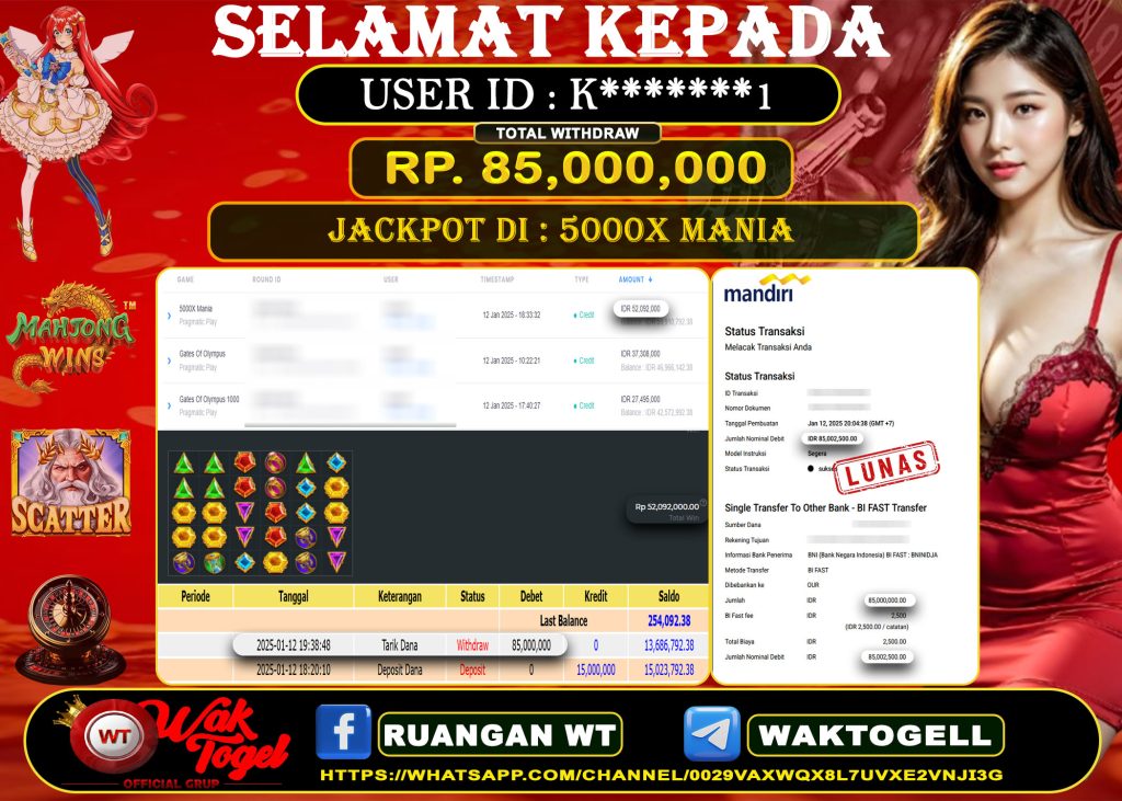 BUKTI PEMBAYARAN SLOT WAKTOGEL